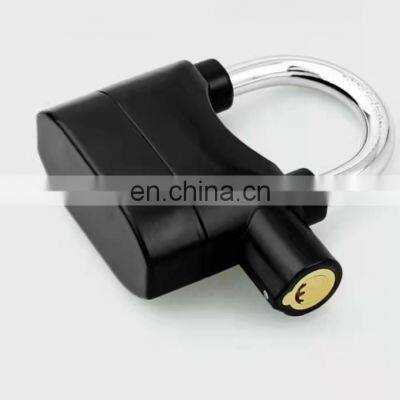 U-shape Security Alarm Lock Motorcycle Anti-theft Bicycle Metal Double Lock Beam Padlock photo-2