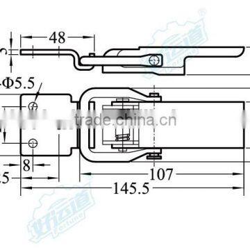 03207 Overcentre Latch,steel Hasp for Truck Body photo-2