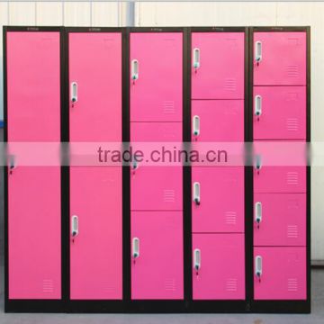 Multi-door Colorful School Furniture Metal Storage Locker Cabinets/School Closet Locker/ Students Storage Locker