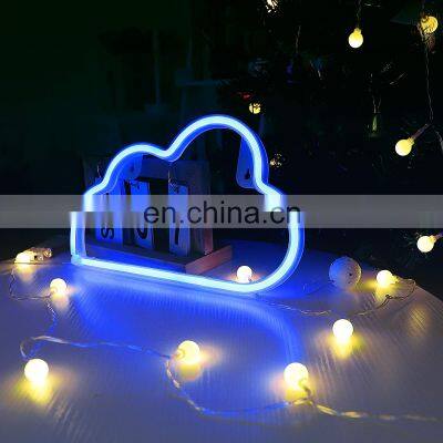 Cool indoor USB/Battery LED Channel Letter Logo Sign Neon Cloud LED Lights for Bedroom Room Decor