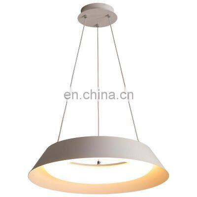 Dimmable Modern Minimalist Restaurant Home Improvement Bedroom Lamp Round Guest Led Aluminum Chandelier