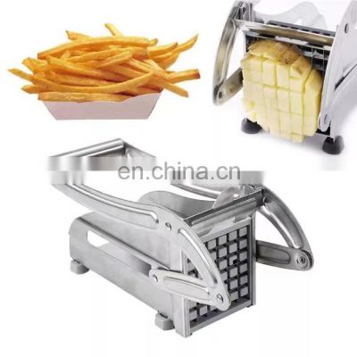 French Fry Cutter with 2 Blades  3.2 Inch Professional Potato Slicer with No-Slip Suction Base Onion Chipper