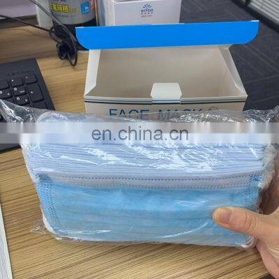 3ply Surgical Facemask Filter Melt-blown Fabric Protective Disposable Medical Face Mask photo-3