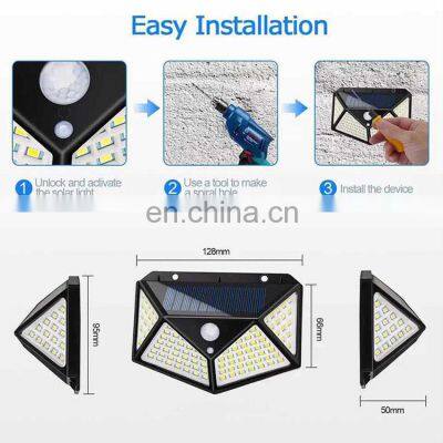 Amazon Solar Waterproof Motion Sensor Outdoor Indoor Energy Street Ground Solar Garden Led Lights System photo-2