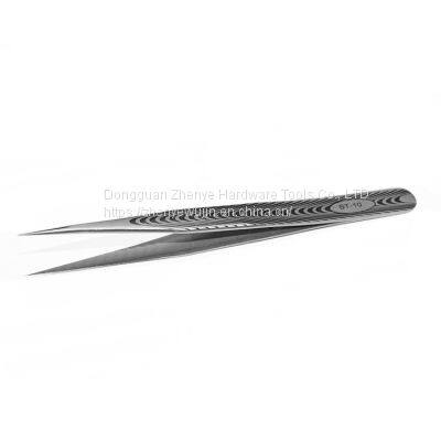 Tweezers Clip Ear Wax Repair Stainless Steel Sharp Elbow Tweezers Hair Removal Enhancement Bird's Nest Hair Picking Tool Set ST-10