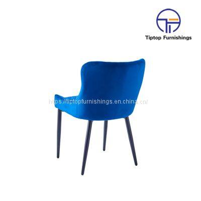 2022 Tiptop Hot Grey Velvet Dining Chair photo-4