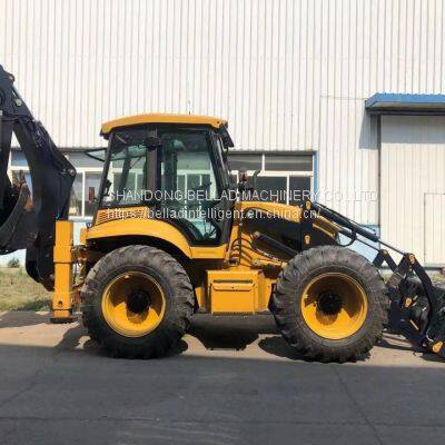 Hot Sale  BLD788 Four Wheel steering Backhoe loader  With High Quality Price For Sale