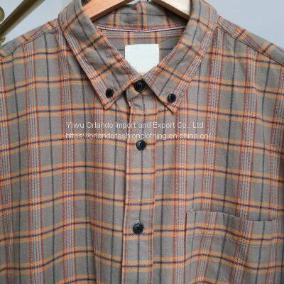 100%cotton Yarn Dyed Men's Casual Shirts photo-5