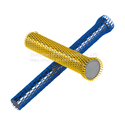 Pipe Metal Parts Protection PE Polyethylene Plastic Net Mesh Sleeve