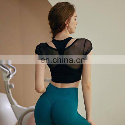 Spring, Summer, All-in-one Sports Wears Outside Underwear Women Running Vest Type Shock Beauty Gym Back Yoga Bra photo-4