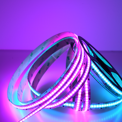 Magic Dream Color FCOB 5V 12V 24V WS2812b SK6812 WS2811Dam Type Addressable RGB RGBW RGBIC COB LED Strip Light