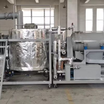 Black engine oil bleaching ship oil decoloring recycling machine