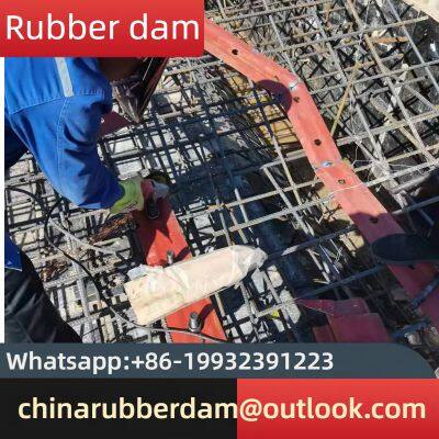 Flood control emergency rubber dam, emergency materials, buoyancy type retaining dam, beautiful design, excellent landscape service, dam