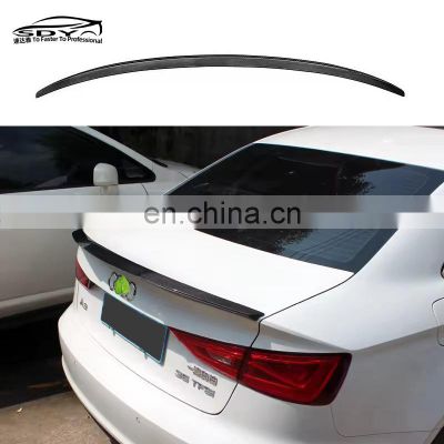 A3 S3 Carbon Fiber Rear Spoiler Truck Spoiler Wing For Audi A3 S3