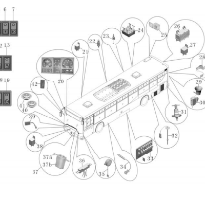Hot Auto Parts Online Truck Sensor Parts ZK6129H 3818-00004 Air Pressure Sensor Switch for China Bus photo-6