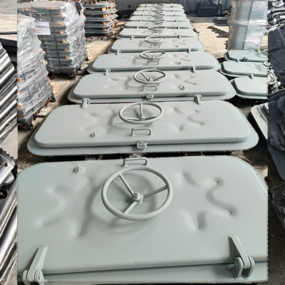 A60 Steel Marine Watertight Fire Rated Door Wheel-Operated Quick Action photo-3