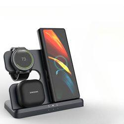 Wholesale 3 in 1 Wireless Charging Station for Galaxy Buds Wireless Charger for Samsung S23