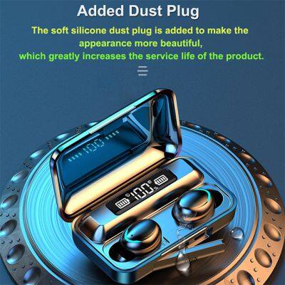 F9-5 TWS 5.3 Wireless Bt Earphone Touch Earbuds Music IPX7 Waterproof LED Display Headset 9D Stereo Sport Headphones