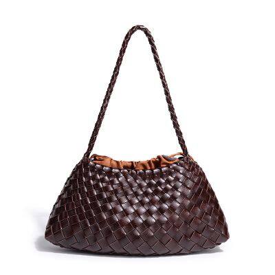 New Handbag 2026 for Women | French Style Braided PU | Forme Croissant de Lune | Beach Basket, Vacation, City photo-2