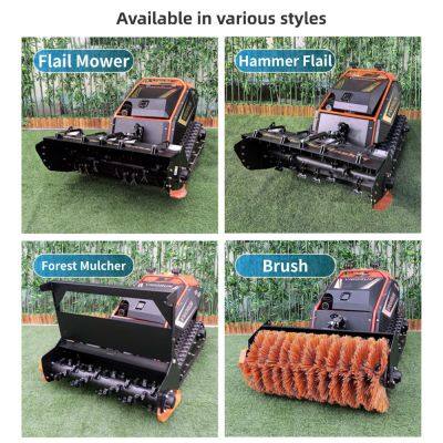 Vigorun MTSK1000 Industrial Grade 4-Stroke Remote Controlled Lawn Mower Self-Propelled Remote Hazard Avoidance Flail Cutting photo-4
