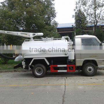 FOTON sewage suction tanker truck,small tankers for sale