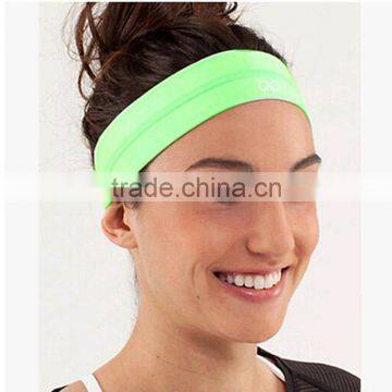 2016 New products Wholesale Elastic Girls Custom Yoga Headband sport headband,custom embroidered headbands