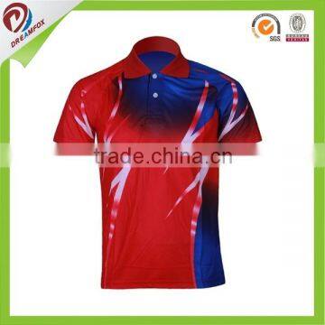 Good Quality 100% Polyester Collar Sports Plain Dry Fit Polo Shirt photo-4