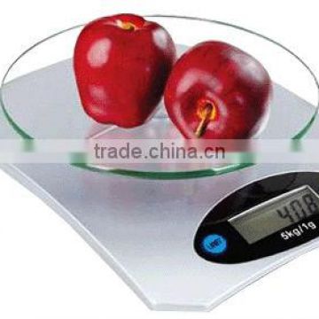 digital kitchen scale with bow