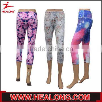 Custom sublimated women sport fitness legging