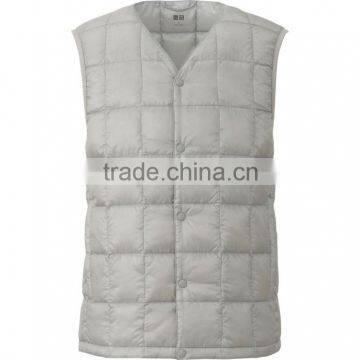 winter wholesale 100% polyester custom men vest top for winter