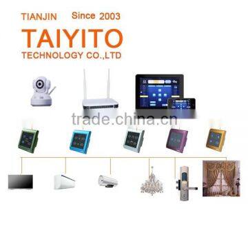 CE Approved TAIYITO home autommation gateway IEEE802.15.4 mobile Remote Control Zigbee smart home automation domotics