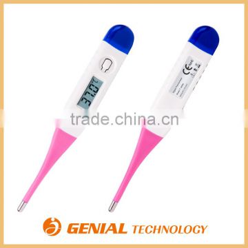 Hospital use large LCD display waterproof digital thermometer