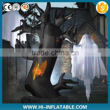 2015 New design inflatable halloween ghost tree/halloween tree