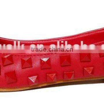 2015 Unique Design Flat Shoes China Classic Red Shoes With Pointed Toe photo-2