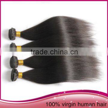 Factory Price Tangle Free Brazilian Human Hair Extension Natural Black Remy Straight Human Hair Weaving photo-3