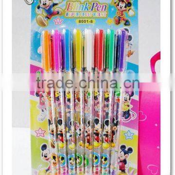 Colorful cartoon christmas items