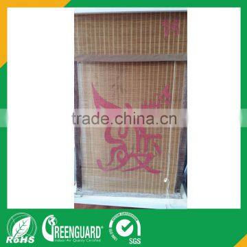 Indoor and Outdoor Clear Bamboo Roller Blinds Primary Colour Green Bamboo Blinds