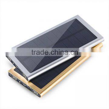 High Capacity Dual USB 10000mah Universal Solar Power Bank for All Mobile Quality Choice photo-3