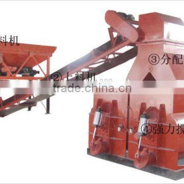 Foamed concrete block production line