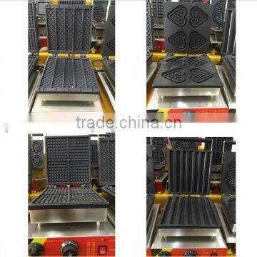 Single Head Gas 220v 2 Pcs Rectangle Red Bean Belgium Waffle Cake Maker photo-5