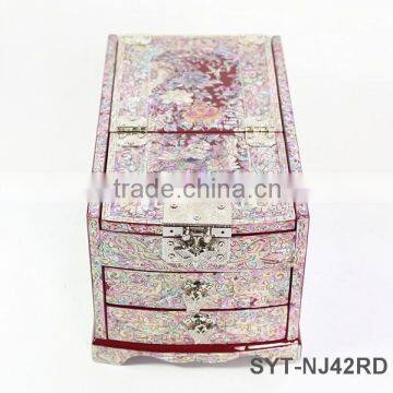 Expensive jewelry box mother of pearl box wood