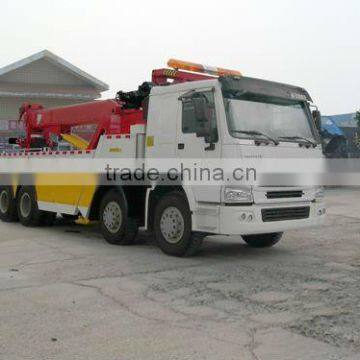 Sinotruck HOWO 8*4 platform road wrecker truck