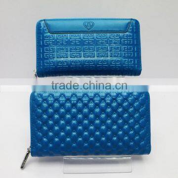 2016 Alibaba wholesale leather women clutch bag fancy lady purse taobao simple design wallet