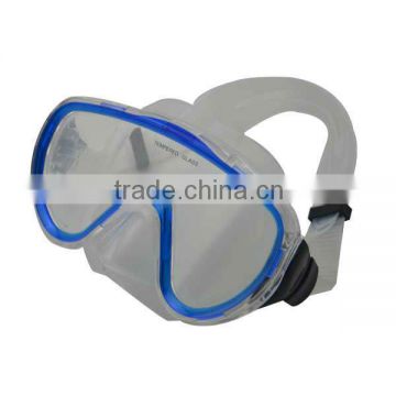 Tempered silicone china diving mask