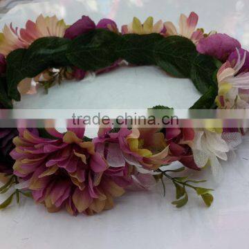 Wholesale Fashion Tiara Flower Crown Headband Women Wedding Garland Crown Handband Girls photo-5