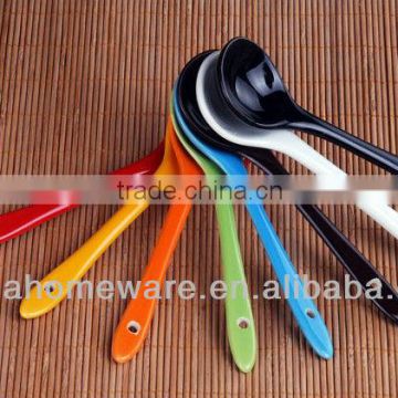 colorful ceramic coffee spoons