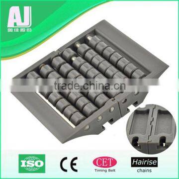 606 Conveyor component plastic wheel tranfer plate with small rollers