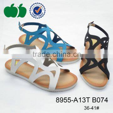 Sexy flat woman sandals new design flat sandals