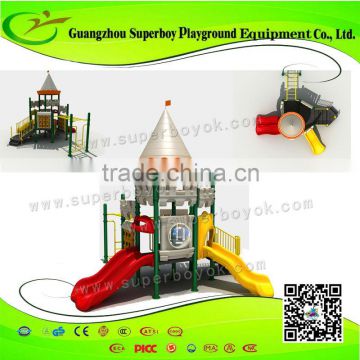 EN1176 Certificated Castle Kids Outdoor Playground Items 2-18D