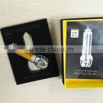 Multifunctional Car Perfume Vehicle-Mounted Fashion Luxury Gold/silver Car Air Freshener/car Air Purifier photo-4